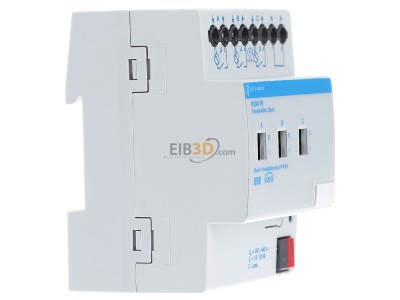 Ansicht links Busch Jaeger 6194/19 EIB, KNX Energieaktor 3fach mit Energieverbrauchsmessung, 