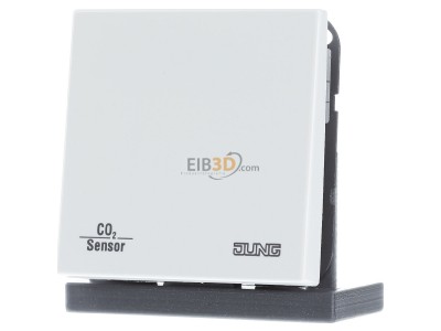 Frontansicht Jung CO2 LS 2178 WW KNX CO2-Sensor, RT-Regler Luftfeuchtesensor aw 