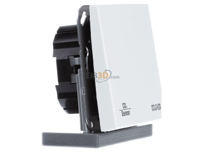 Ansicht links Jung CO2 LS 2178 WW KNX CO2-Sensor, RT-Regler Luftfeuchtesensor aw 