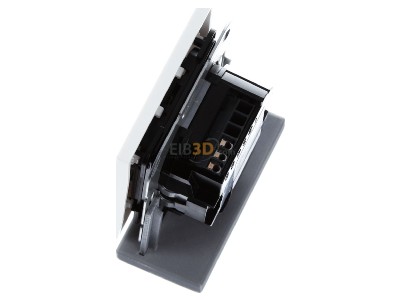 Ansicht oben rechts Jung CO2 LS 2178 WW KNX CO2-Sensor, RT-Regler Luftfeuchtesensor aw 