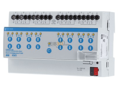 Frontansicht Busch Jaeger 6196/82-102 EIB, KNX Jalousieaktor 8fach, mit Laufzeitermittlung, 