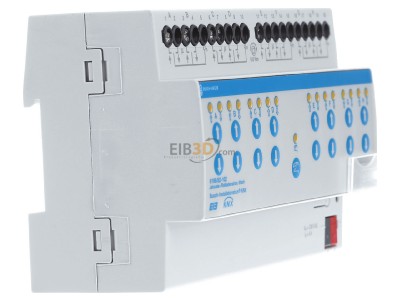 View on the left Busch Jaeger 6196/82-102 EIB, KNX blind/shutter actuator 8-fold, with runtime determination, 
