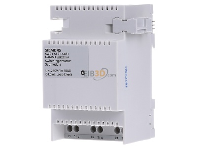 Front view Siemens 5WG1562-1AB21 Switch actuator for home automation 3-ch 
