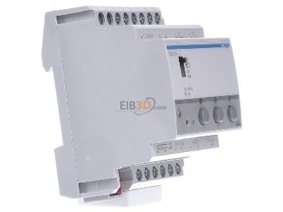 View on the left Hager TX211A EIB, KNX switching actuator, dimming actuator for electronic ballasts, 3-fold, 1-10V, 
