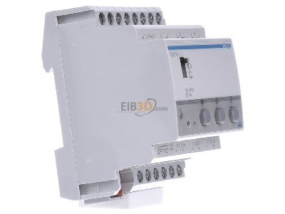 Ansicht links Hager TX211A EIB, KNX Schaltaktor, Dimmaktor fr elektronische Vorschaltgerte, 3fach, 1-10V, 