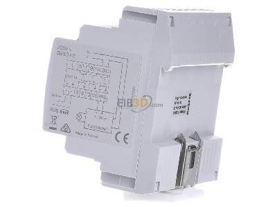 View on the right Hager TX211A EIB, KNX switching actuator, dimming actuator for electronic ballasts, 3-fold, 1-10V, 
