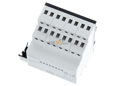 Ansicht oben vorne Jung 2128 REG KNX Binreingang 8-fach REG Gehuse 4TE 