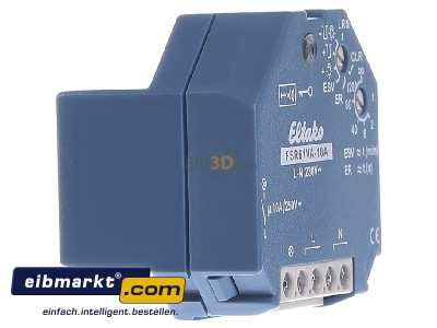 Ansicht links Eltako FSR61VA-10A Funkaktor Stromstoschalt. 1Schl., 10A/250V AC 