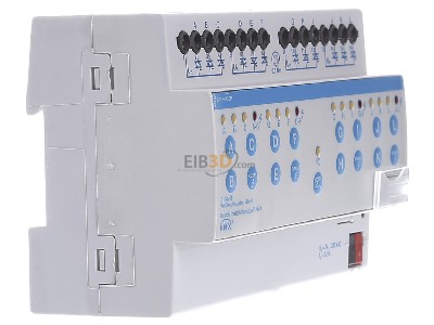 View on the left Busch Jaeger 6164/46 EIB, KNX switching actuator, 
