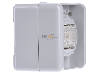 View on the left Jung 8471.02 LEDW EIB, KNX touch sensor connector for home, 
