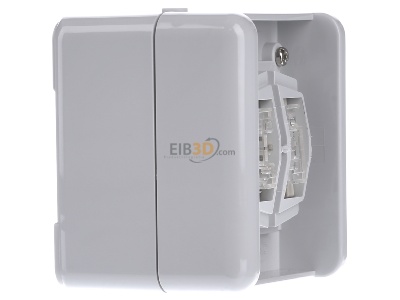 View on the left Jung 8472.01 LEDW EIB, KNX touch sensor connector for home, 
