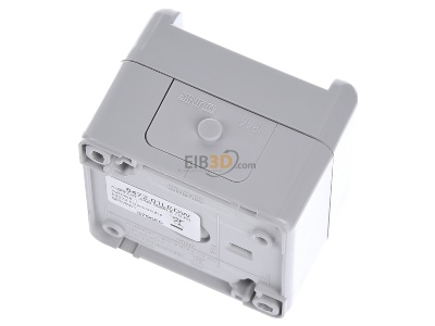 Top rear view Jung 8472.01 LEDW EIB, KNX touch sensor connector for home, 
