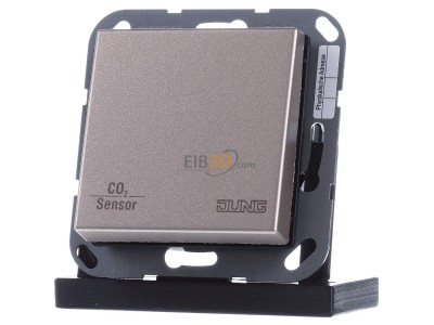 Frontansicht Jung CO2 A 2178 CH KNX CO2-Sensor, RT-Regler champagner 