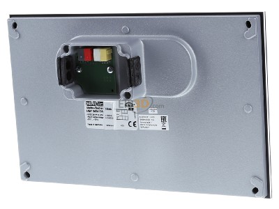 Ansicht hinten Jung MBT 2424 SW EIB, KNX Melde- und Bedientableau mit Logikfunktionen, Glas schwarz, 