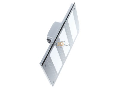 Ansicht oben links Jung MBT 2424 SW EIB, KNX Melde- und Bedientableau mit Logikfunktionen, Glas schwarz, 