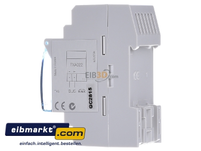 View on the right Hager TXA022 Time switch for bus system 2-ch - 
