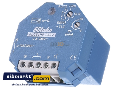 Frontansicht Eltako FLC61NP-230V Funkaktor Licht-Controller 230V 