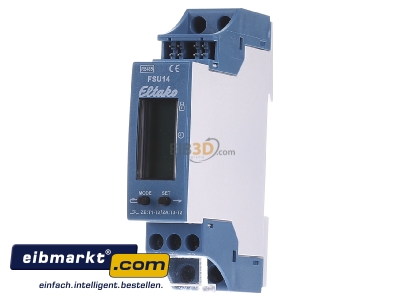 Frontansicht Eltako FSU14 Bus-Display-Schaltuhr RS485 