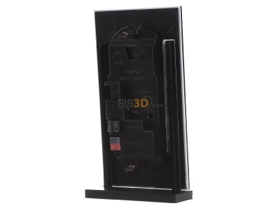 Ansicht hinten Berker 75141835 Glas-Sensor 1fach schwarz 