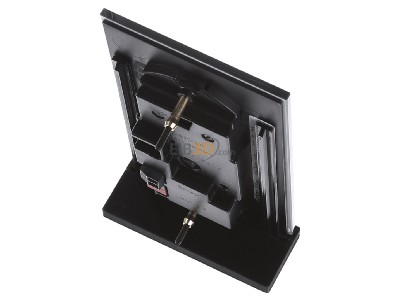 Ansicht oben hinten Berker 75141835 Glas-Sensor 1fach schwarz 