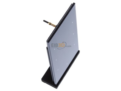 Ansicht oben links Berker 75143835 Glas-Sensor 3fach schwarz 
