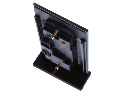 Ansicht oben hinten Berker 75143835 Glas-Sensor 3fach schwarz 