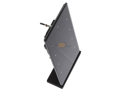 Ansicht oben links Berker 75144835 Glas-Sensor 4fach Glas schwarz 