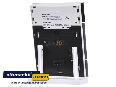 Ansicht hinten Berker 75663590 Tastsensor 3fach Glas polarwei 