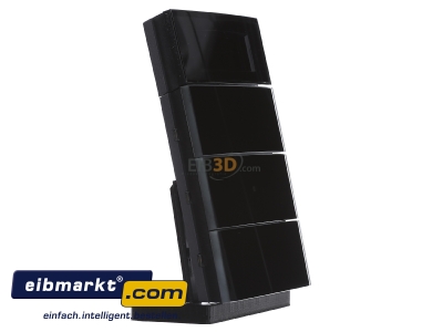 Ansicht links Berker 75663592 Tastsensor 3fach Glas schwarz 