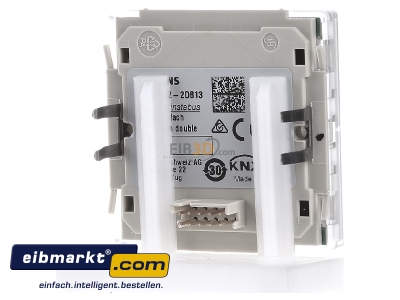 Ansicht hinten Siemens Indus.Sector 5WG12222DB13 Taster 2-Fach mit LED 5WG1222-2DB13