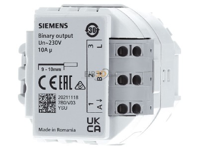 Frontansicht Siemens 5WG1510-2AB13 Binrausgabegert 2x10A Ohne Hngebg. 