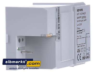 Ansicht links Siemens Indus.Sector 5WG1512-4AB23 Schaltaktor 1x16A 230VAC 