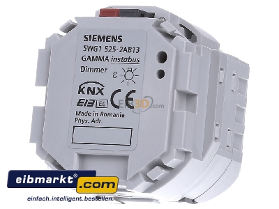 Front view Siemens Indus.Sector 5WG1525-2AB13 Dimming actuator bus system 10...250W
