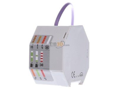 View on the right Hager TRB201 Radio EIB, KNX switching actuator 1-fold, 
