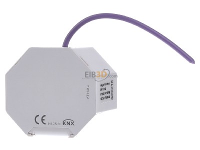 Back view Hager TRB201 Radio EIB, KNX switching actuator 1-fold, 
