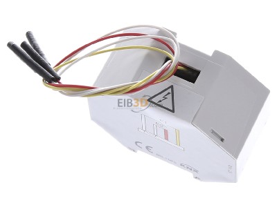 Top rear view Hager TRB302B EIB, KNX binary input 2-ch, 
