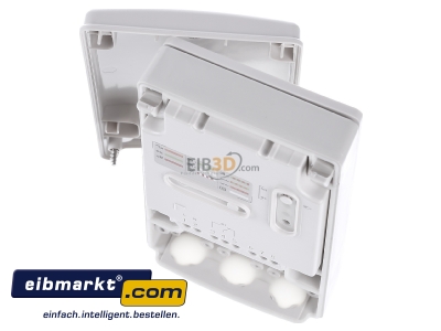 Ansicht oben vorne Hager TRE201 Funk KNX AP Ausgang 1f,IP55,10A,q-link 