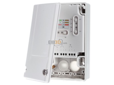 Front view Hager TRE202 Bidirectional EIB, KNX radio switch actuator 2-fold, IP55, Surface Mount, q-link, 
