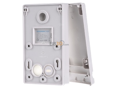 Ansicht hinten Hager TRE221 Funk EIB, KNX Jalousieaktor 1fach, Aufbaumontage, IP55, quicklink, 