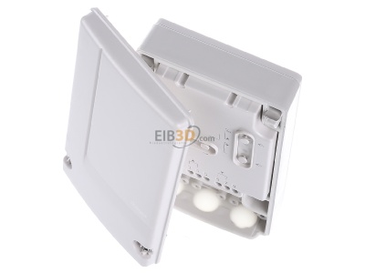 View up front Hager TRE221 Radio EIB, KNX blind/shutter actuator 1-fold, Surface mounting, IP55, quicklink, 

