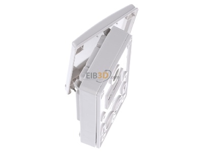 View top right Hager TRE221 Radio EIB, KNX blind/shutter actuator 1-fold, Surface mounting, IP55, quicklink, 
