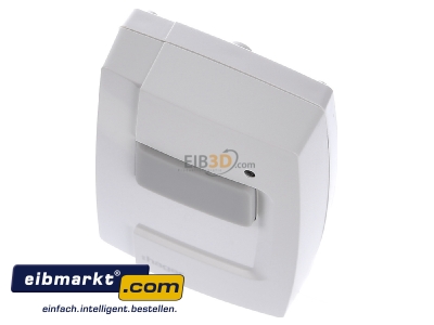 Ansicht oben vorne Hager TRE301 Funk KNX AP Tastsensor 1f,IP55,quicklink 