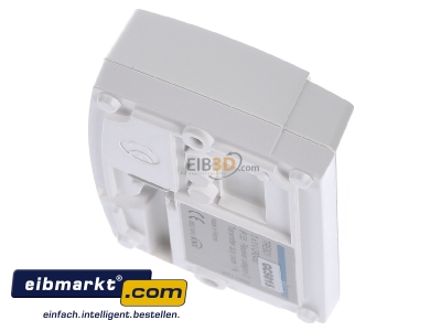 Ansicht oben hinten Hager TRE301 Funk KNX AP Tastsensor 1f,IP55,quicklink 