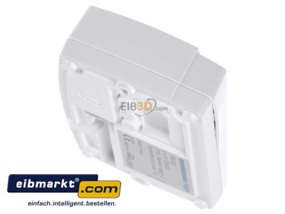 Ansicht oben hinten Hager TRE302 Funk KNX AP Tastsensor 2f,IP55,quicklink 