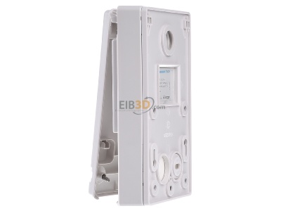 Ansicht rechts Hager TRE400 Funk EIB, KNX Ein-/Ausgang 1fach, Aufbaumontage, IP55, quicklink, 