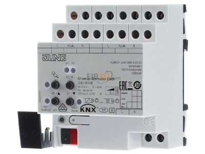 Frontansicht Jung 3902 REGHE EIB, KNX Dimmaktor Universal 2fach, 2x 300VA, 3902 REG HE