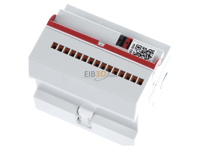 Top rear view Lingg & Janke EZ-EMU-WSUP-D-REG-FW EIB, KNX energy meter Superior, 3-phase, 
