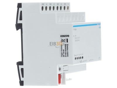 View on the left Hager TYF684 EIB, KNX analogue actuator 4-fold for the conversion of EIB, KNX telegrams to analog signals, 

