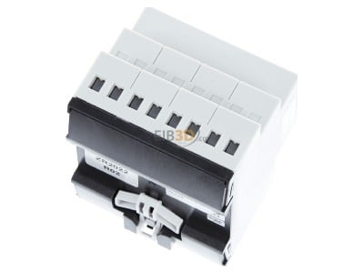 Top rear view Hager TYF684 EIB, KNX analogue actuator 4-fold for the conversion of EIB, KNX telegrams to analog signals, 
