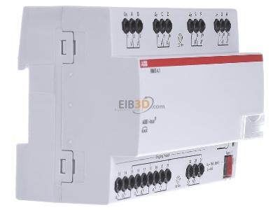 View on the left ABB Stotz S&J RM/S4.1 Binary input for home automation 8-ch 
